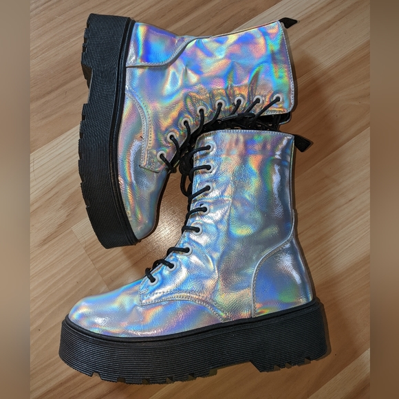 YOKI Women's Kenzo-06 Combat Boot RARE! - Picture 7 of 8